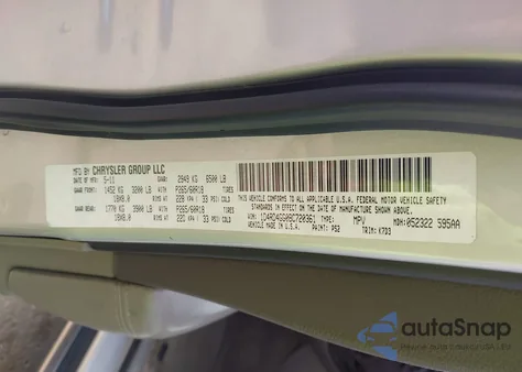 2011 Dodge Durango Crew from USA, damaged, VIN 1D4RD4GG0BC720361